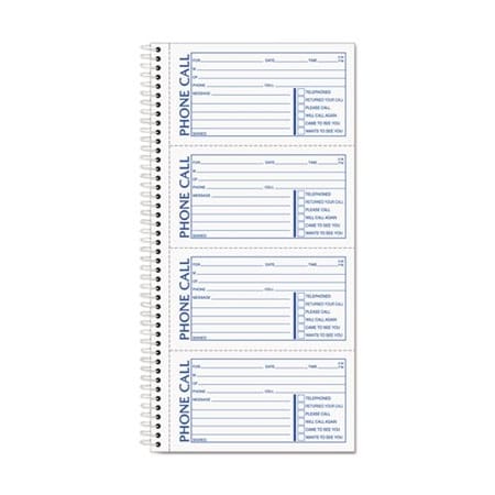 Tops Products BOOK, PHONE REC, NCR, 400ST 4003